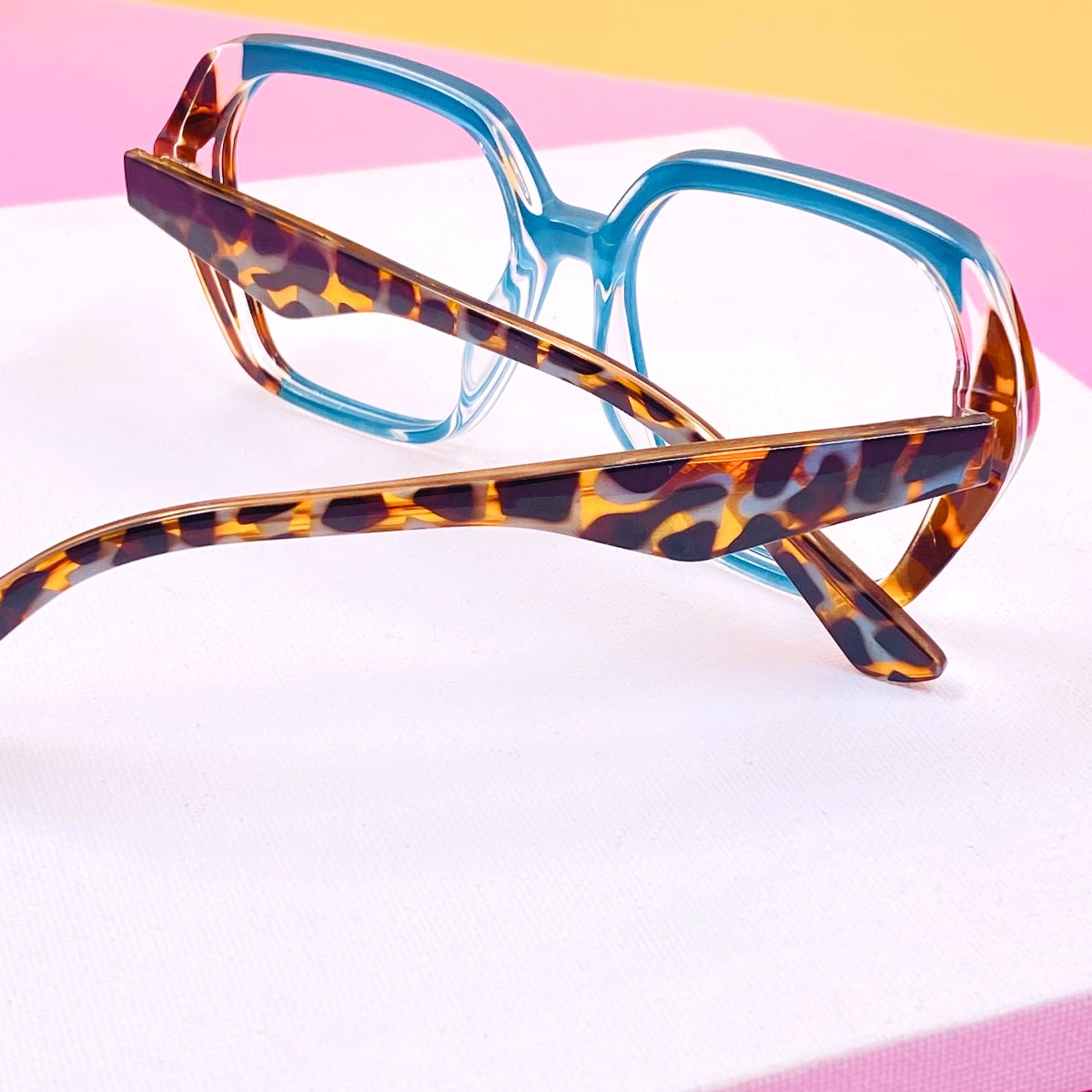 Gafas Nube - Verde Azul/Leopardo