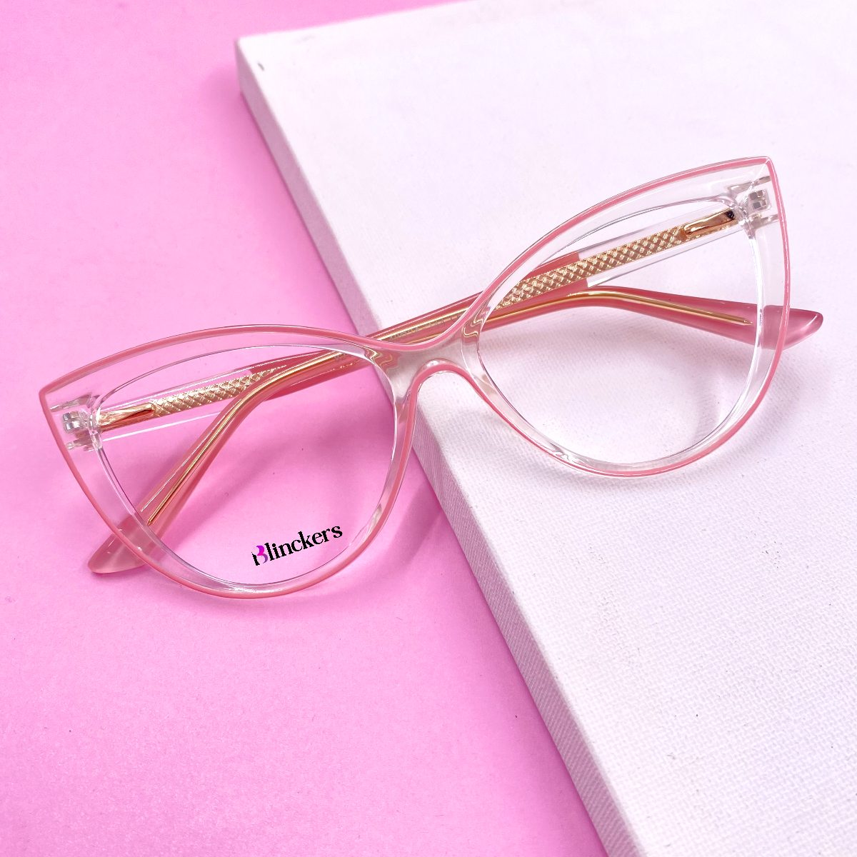 Gafas Ojo de Gato Emily - Rosado/Transparente