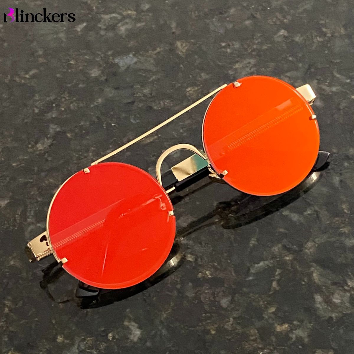 Gafas de Sol Polarizadas Lamar - Naranja Espejo