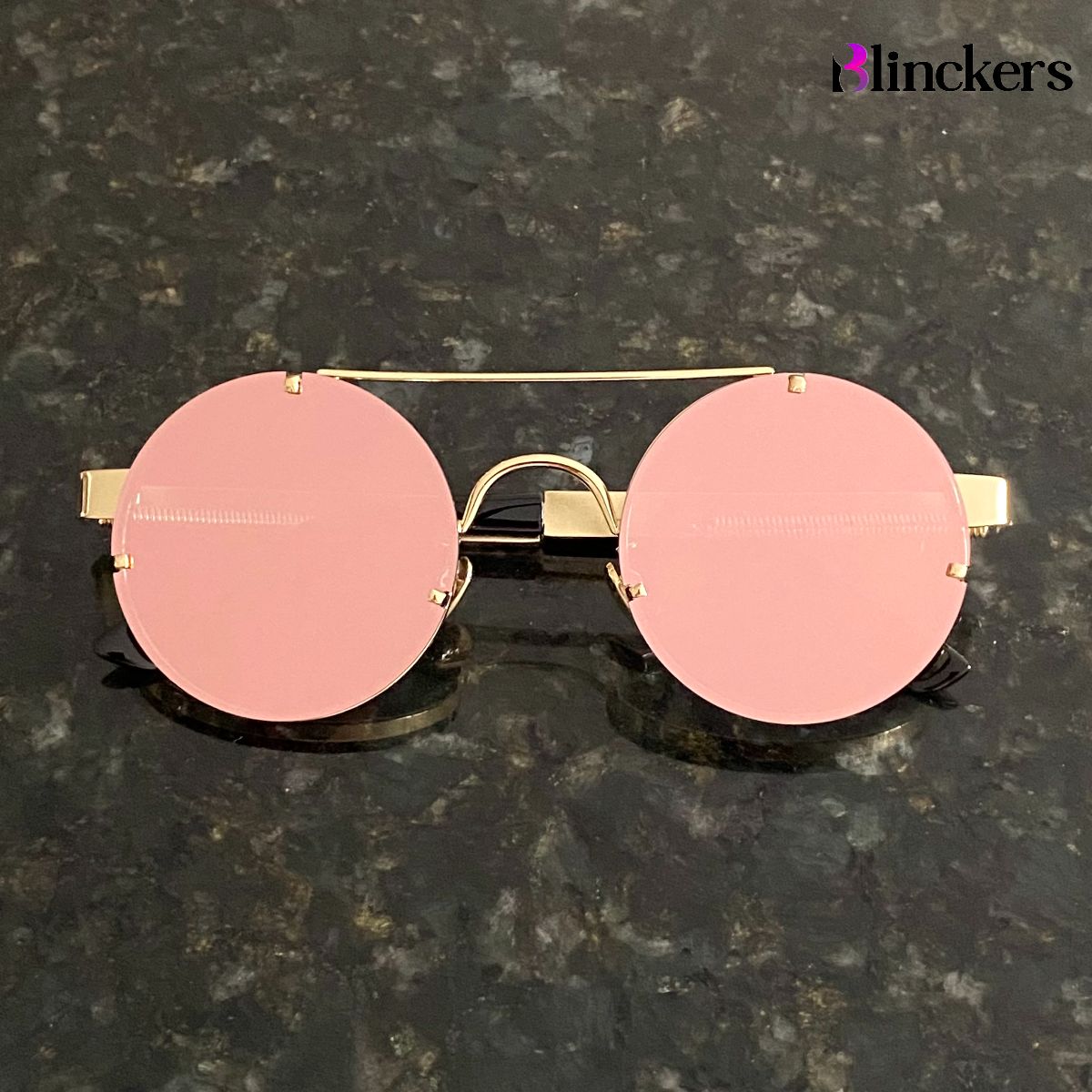 Gafas de Sol Polarizadas Lamar - Rosa Espejo