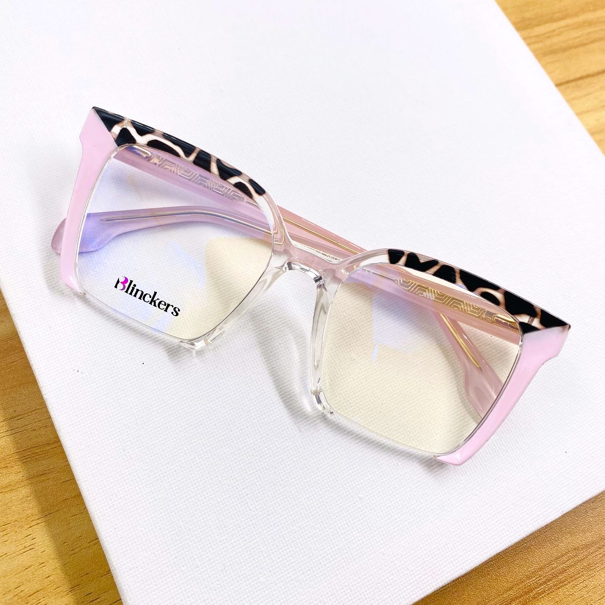Gafas Arcana - Rosado/Leopardo Transparente