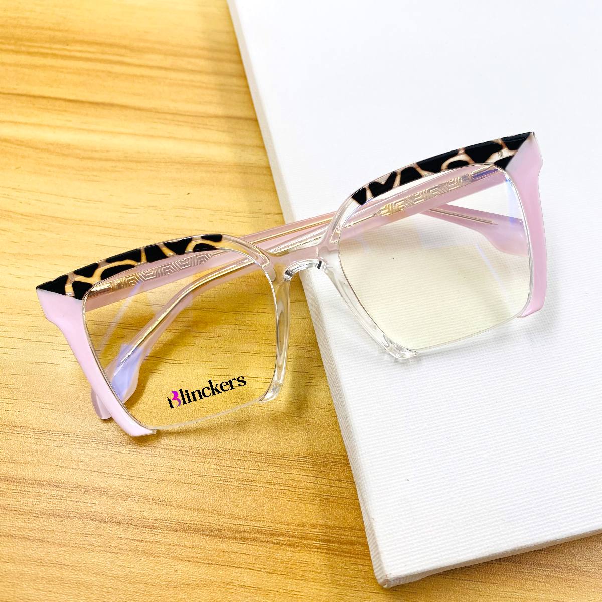 Gafas Arcana - Rosado/Leopardo Transparente