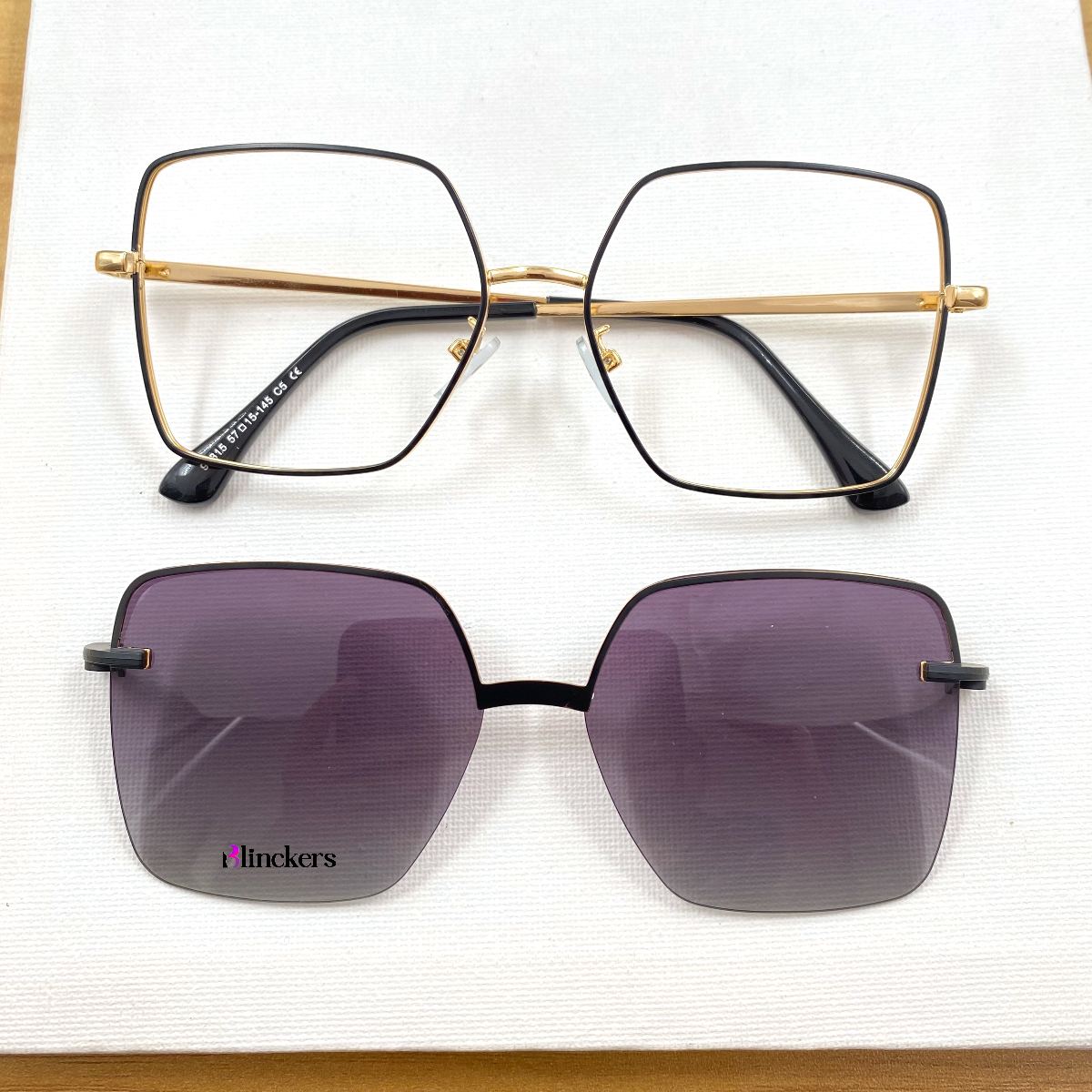 Gafas Clip On Brunella - Negro