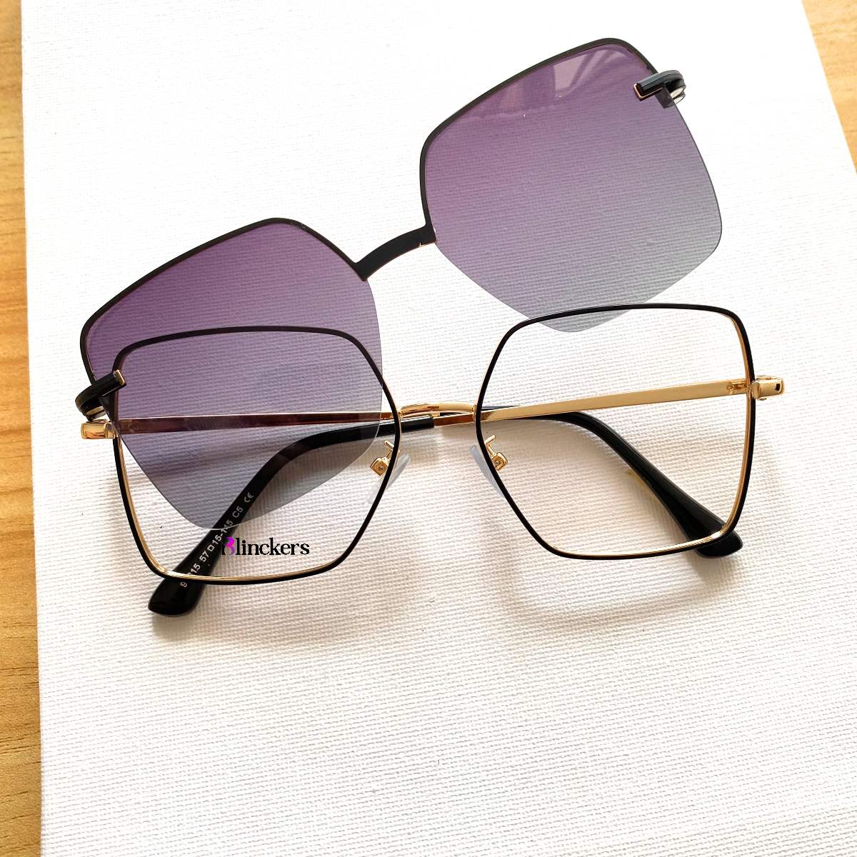 Gafas Clip On Brunella - Negro