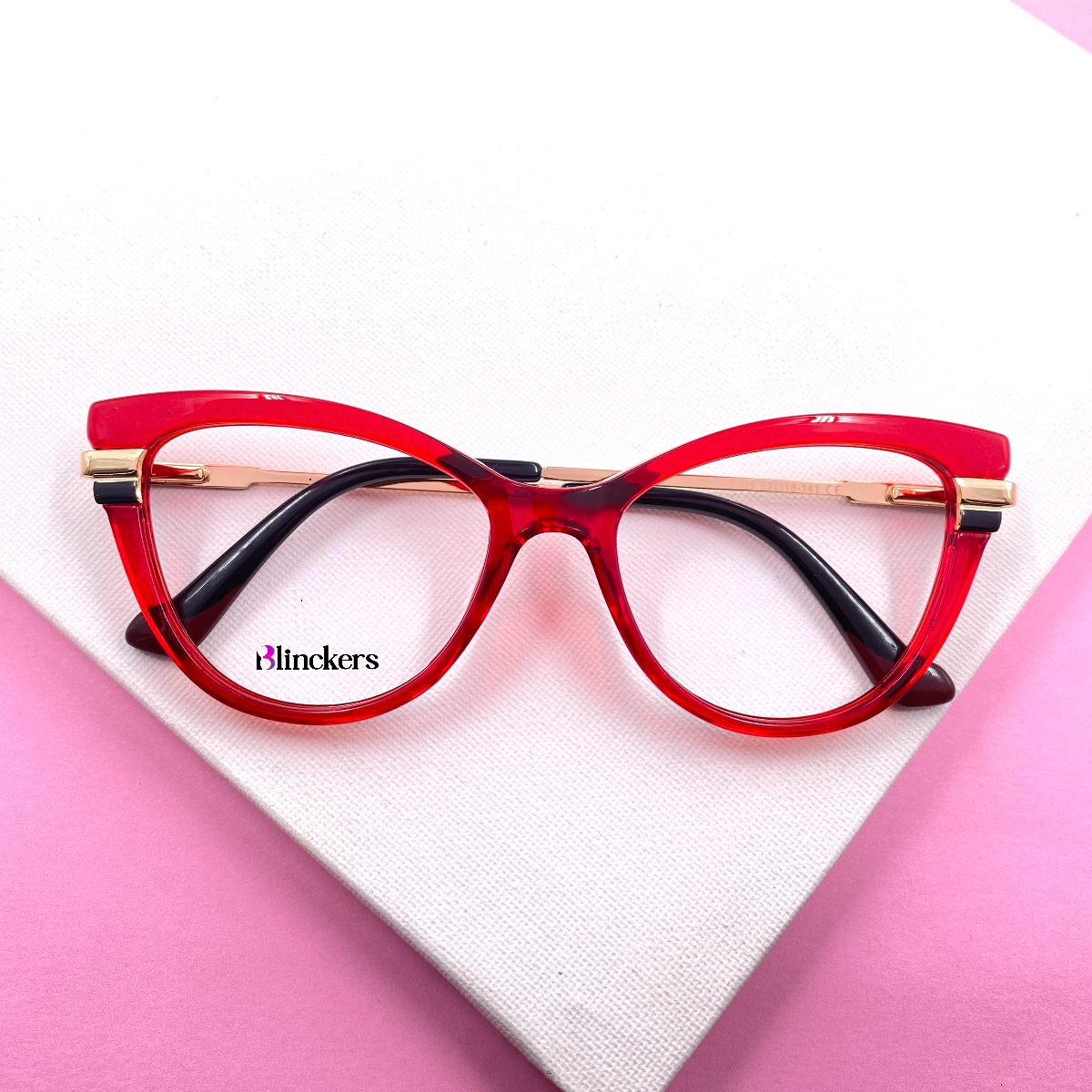 Gafas Ojo de Gato Saori - Rojo
