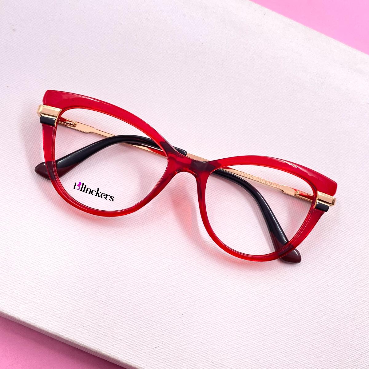 Gafas Ojo de Gato Saori - Rojo
