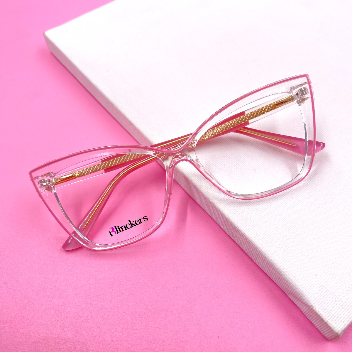 Gafas Ojo de Gato Selma - Rosado/Transparente