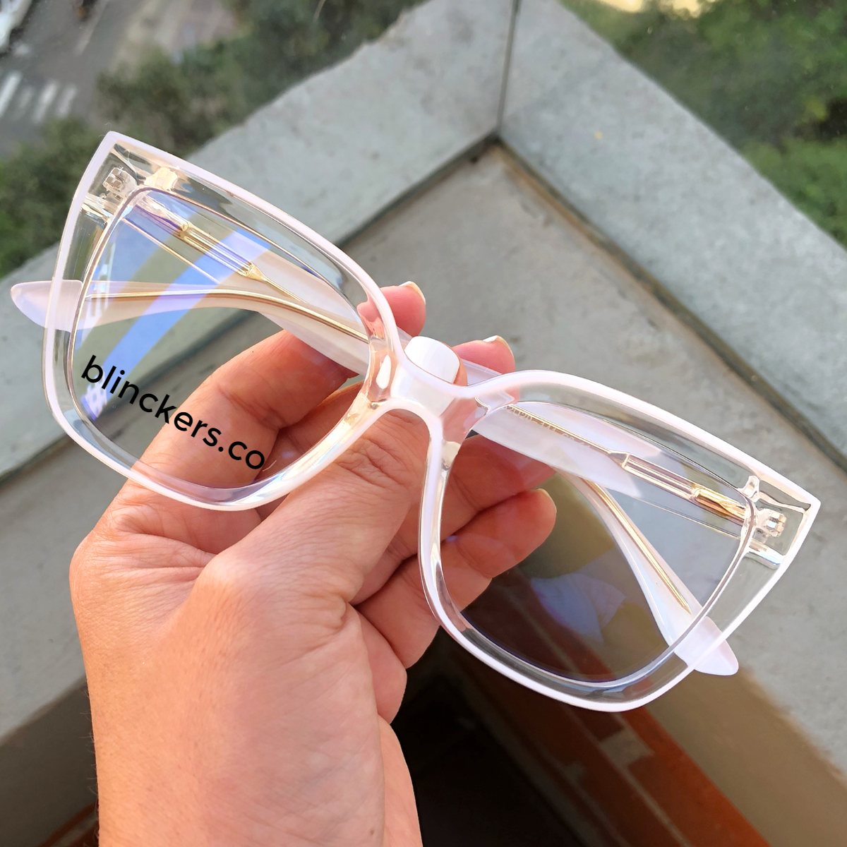 Gafas Aurora - Blanco/Transparente