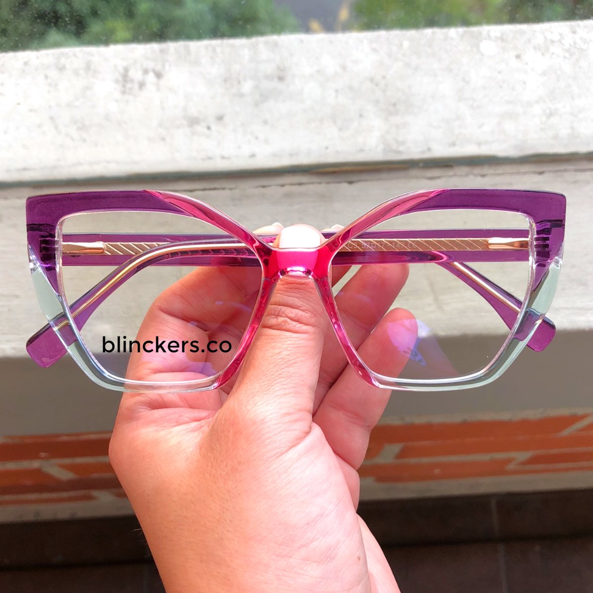 Gafas Ojo de Gato Emma - Morado/Fucsia/Azul