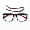 Titan | Gafas Multifunción con Varillas Intercambiables — Negro/Rojo