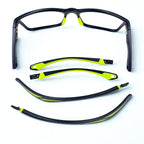 Titan | Gafas Multifunción con Varillas Intercambiables — Negro/Verde