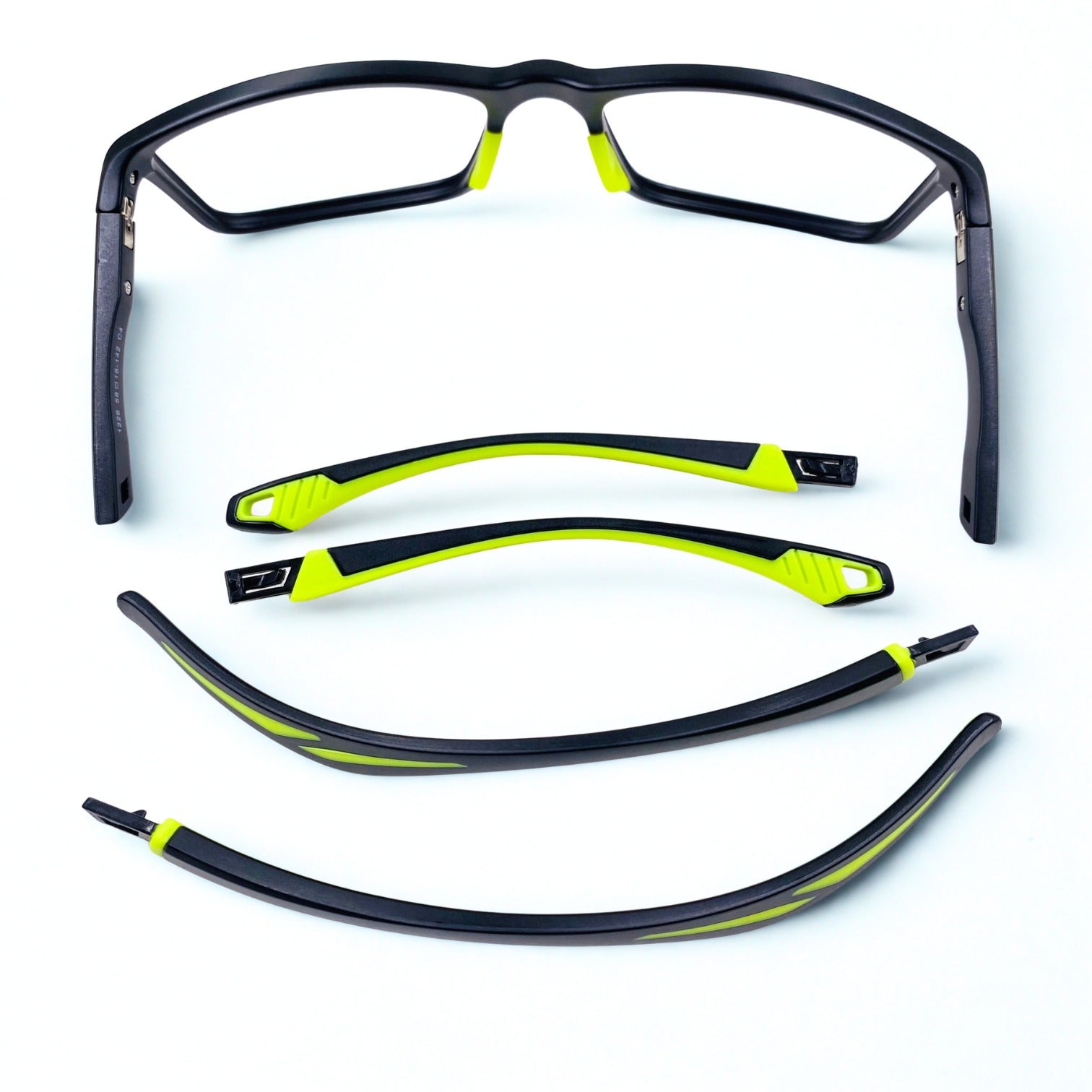 Titan | Gafas Multifunción con Varillas Intercambiables — Negro/Verde