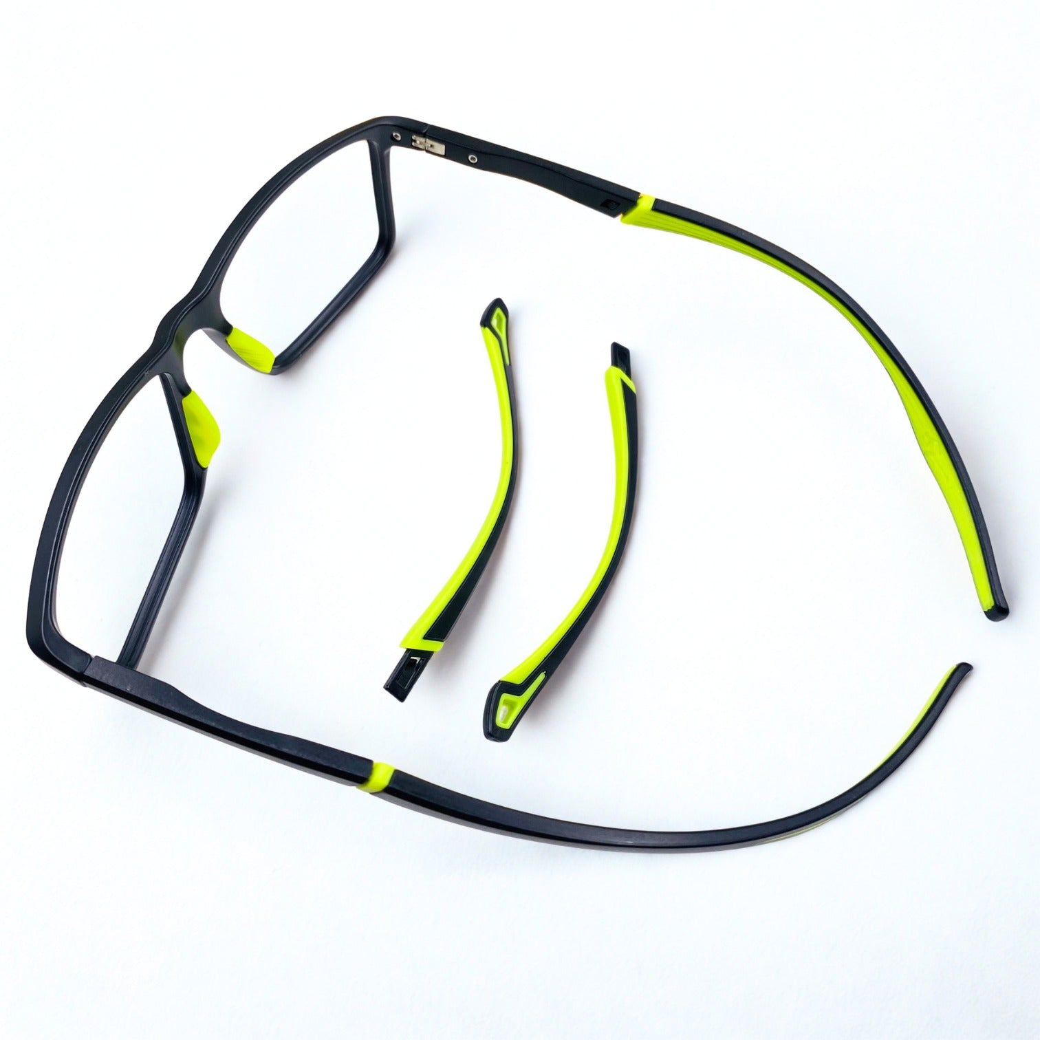 Titan | Gafas Multifunción con Varillas Intercambiables — Negro/Verde