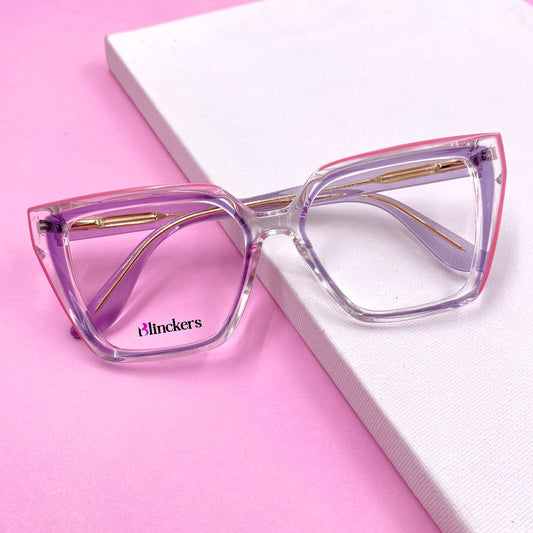 Gafas Romina - Transparente/Morado/Rosado