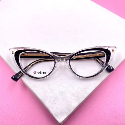 Gafas Ojo de Gato Joplin - Transparente/Negro