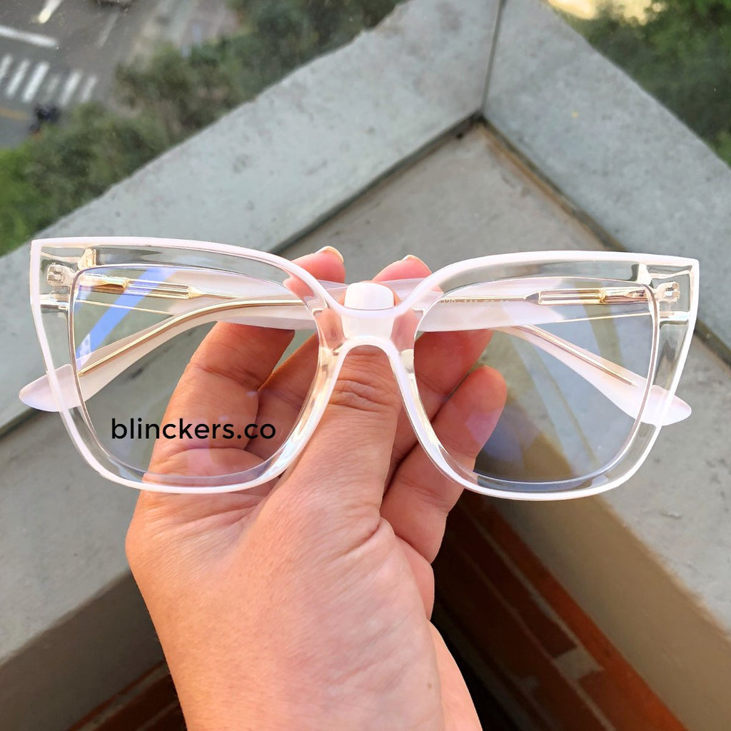Gafas Aurora — Blanco/Transparente