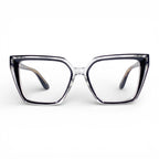 Gafas Ojo de Gato Romina — Negro/Transparente