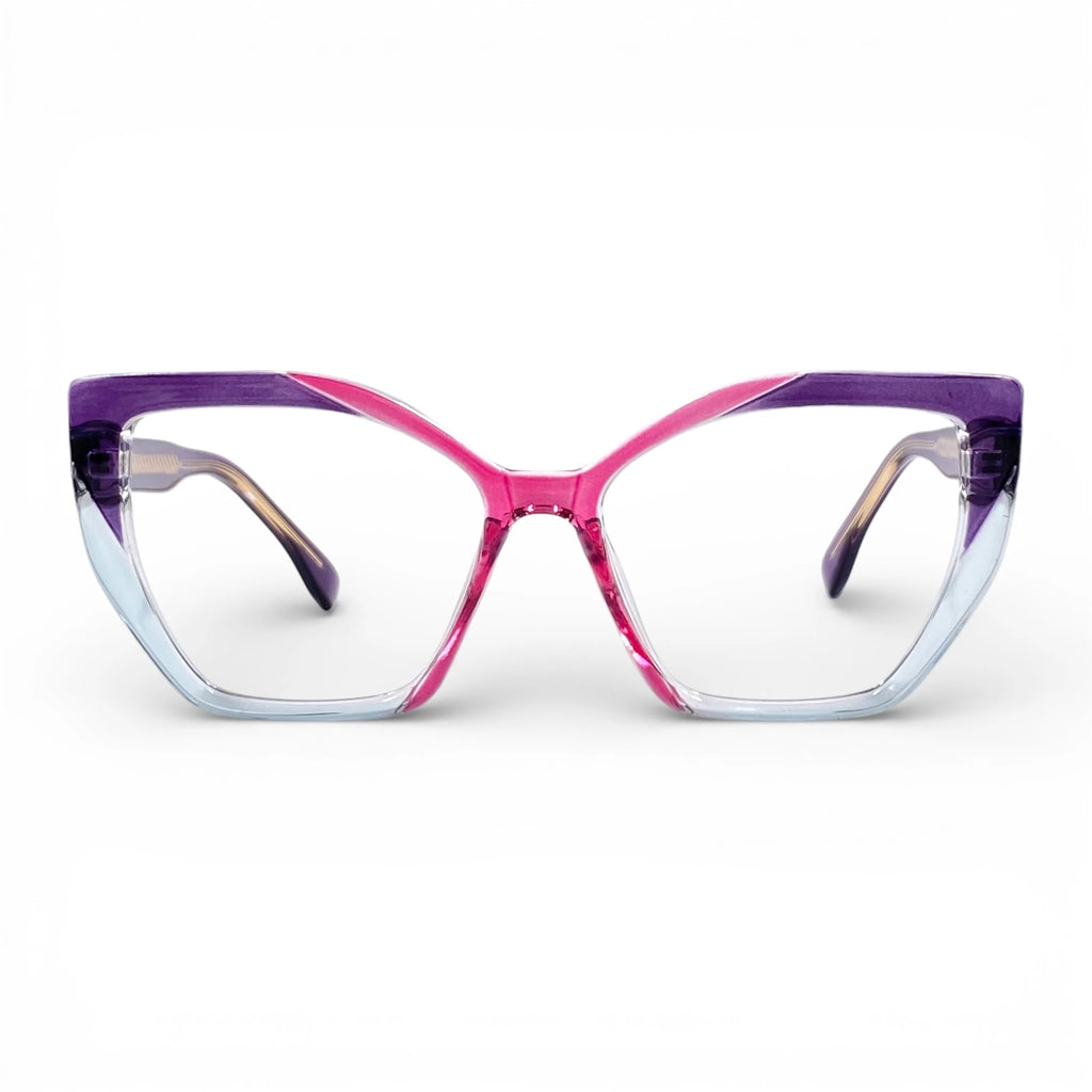 Gafas Ojo de Gato Emma — Fucsia/Morado/Transparente