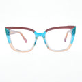 Gafas Akane — Azul/Café/Champaña