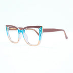 Gafas Akane — Azul/Café/Champaña