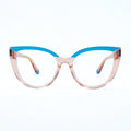 Gafas Ojo de Gato Naomi — Azul/Champaña