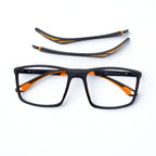 Titan | Gafas Multifunción con Varillas Intercambiables — Negro/Naranja