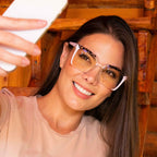 Gafas Arcana — Rosa/Transparente