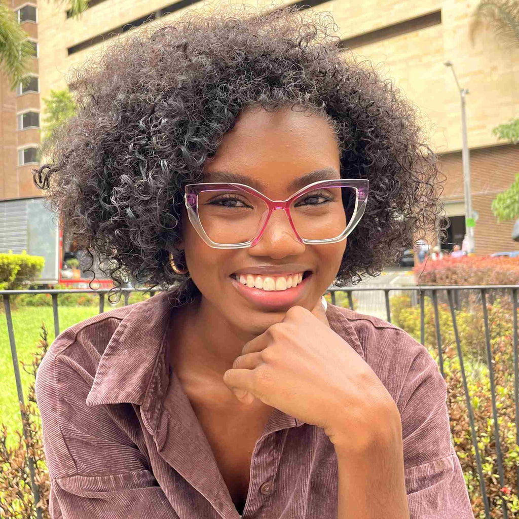 Gafas Ojo de Gato Emma — Fucsia/Morado/Transparente