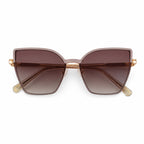 Gafas Amara Clip-On Magnéticas Polarizadas - Beige/Dorado