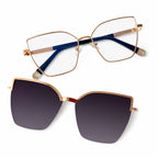 Gafas Amara  Clip-On Magnéticas Polarizadas - Dorado