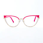 Gafas Ojo de Gato Dania — Fucsia/Transparente