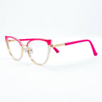 Gafas Ojo de Gato Dania — Fucsia/Transparente