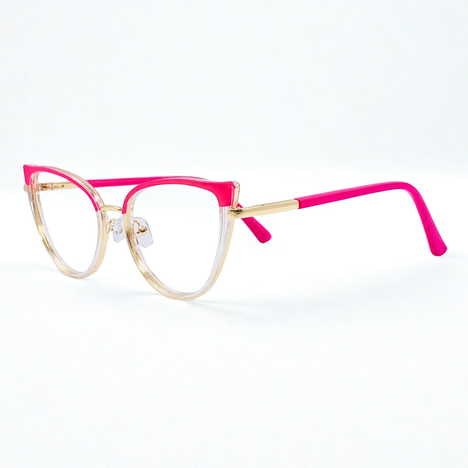 Gafas Ojo de Gato Dania — Fucsia/Transparente