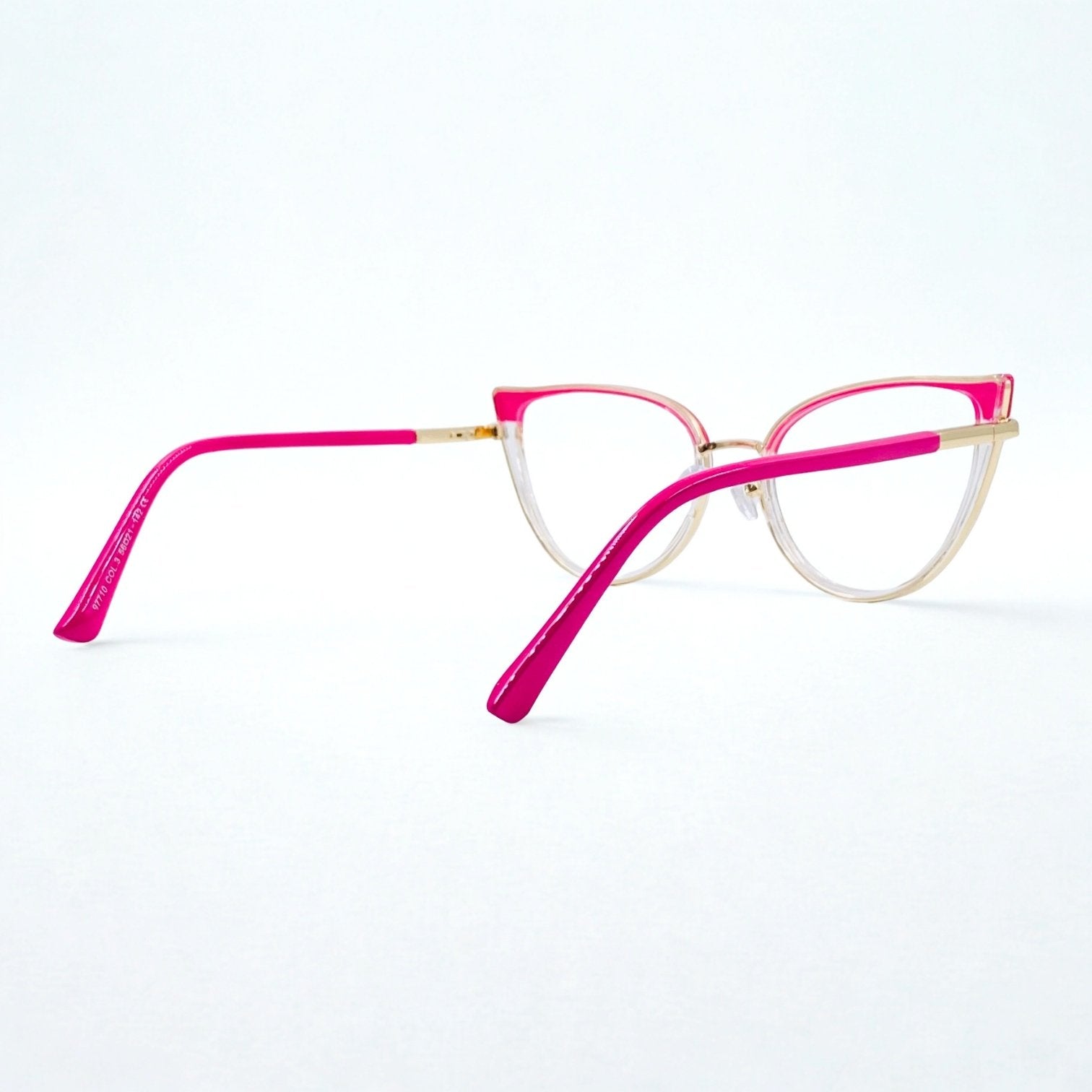 Gafas Ojo de Gato Dania — Fucsia/Transparente