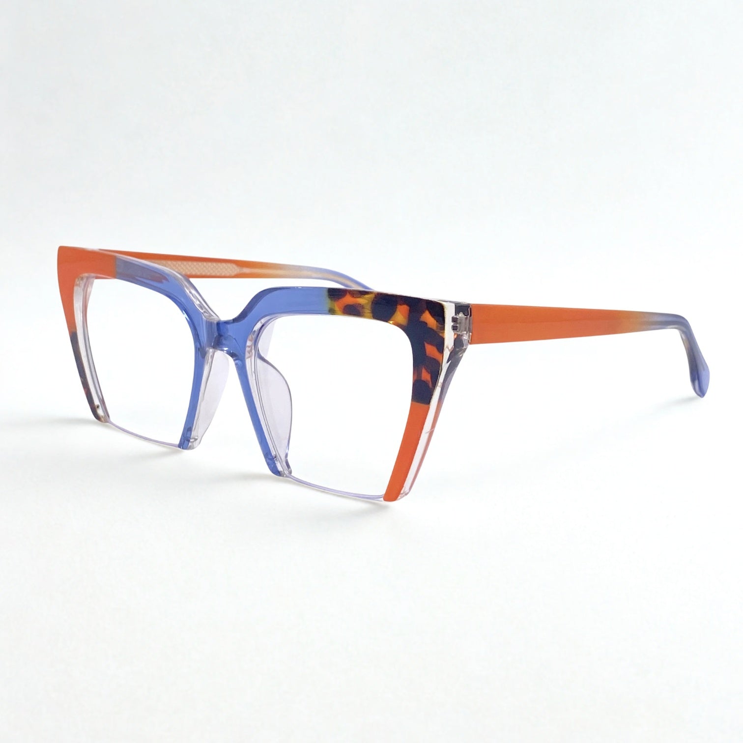 Gafas Ojo de Gato Makalú — Azul/Naranja/Carey
