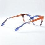 Gafas Ojo de Gato Makalú — Azul/Naranja/Carey