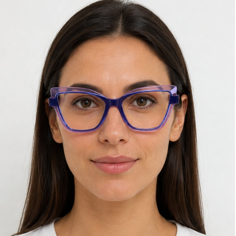 Gafas Ojo de Gato Serena — Azul/Morado