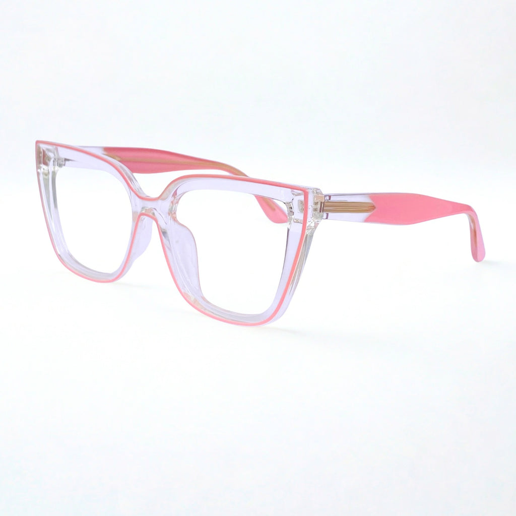 Gafas Aurora — Rosado/Transparente