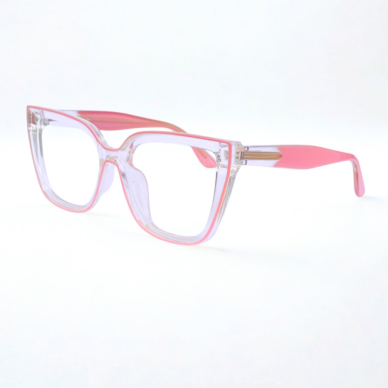 Gafas Aurora — Rosado/Transparente