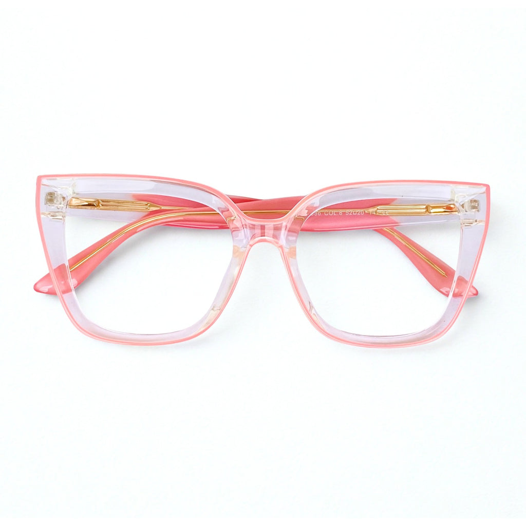 Gafas Aurora — Rosado/Transparente
