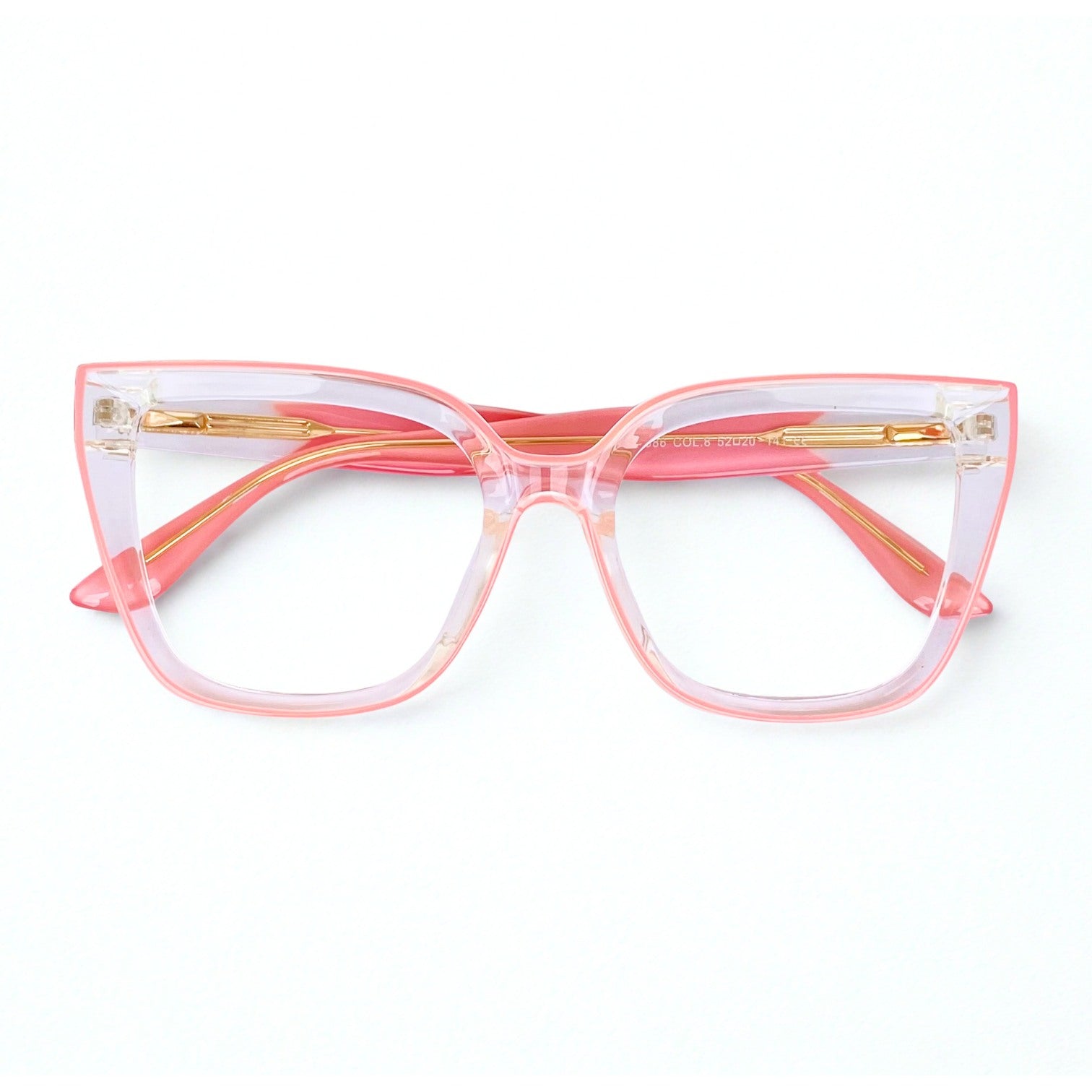 Gafas Aurora — Rosado/Transparente