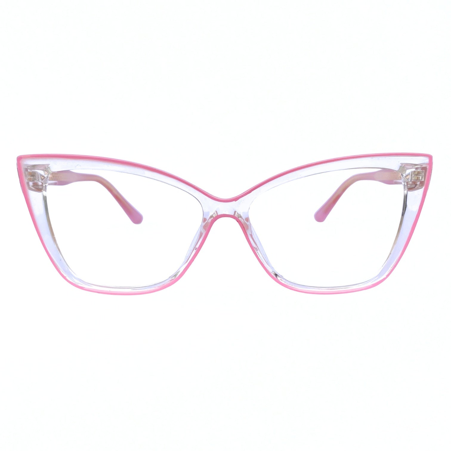 Gafas Ojo de Gato Selma — Rosado/Transparente