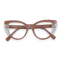 Gafas Ojo de Gato Yuna — Marrón rosado/Transparente