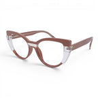 Gafas Ojo de Gato Yuna — Marrón rosado/Transparente