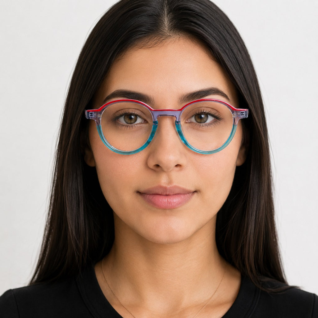 Gafas Casandra — Azul/Rojo