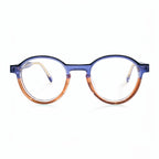 Gafas Casandra — Azul/Champaña/Negro
