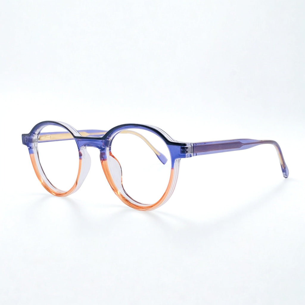 Gafas Casandra — Azul/Champaña/Negro