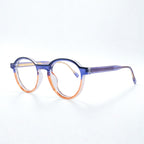 Gafas Casandra — Azul/Champaña/Negro
