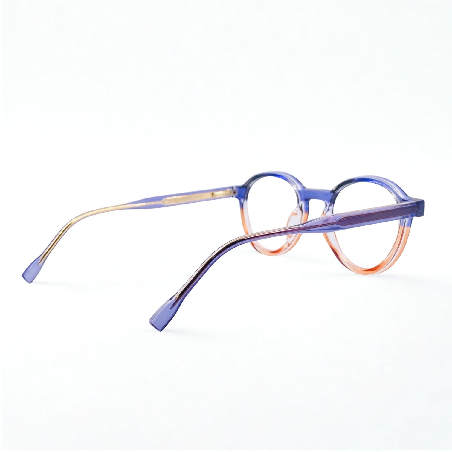 Gafas Casandra — Azul/Champaña/Negro