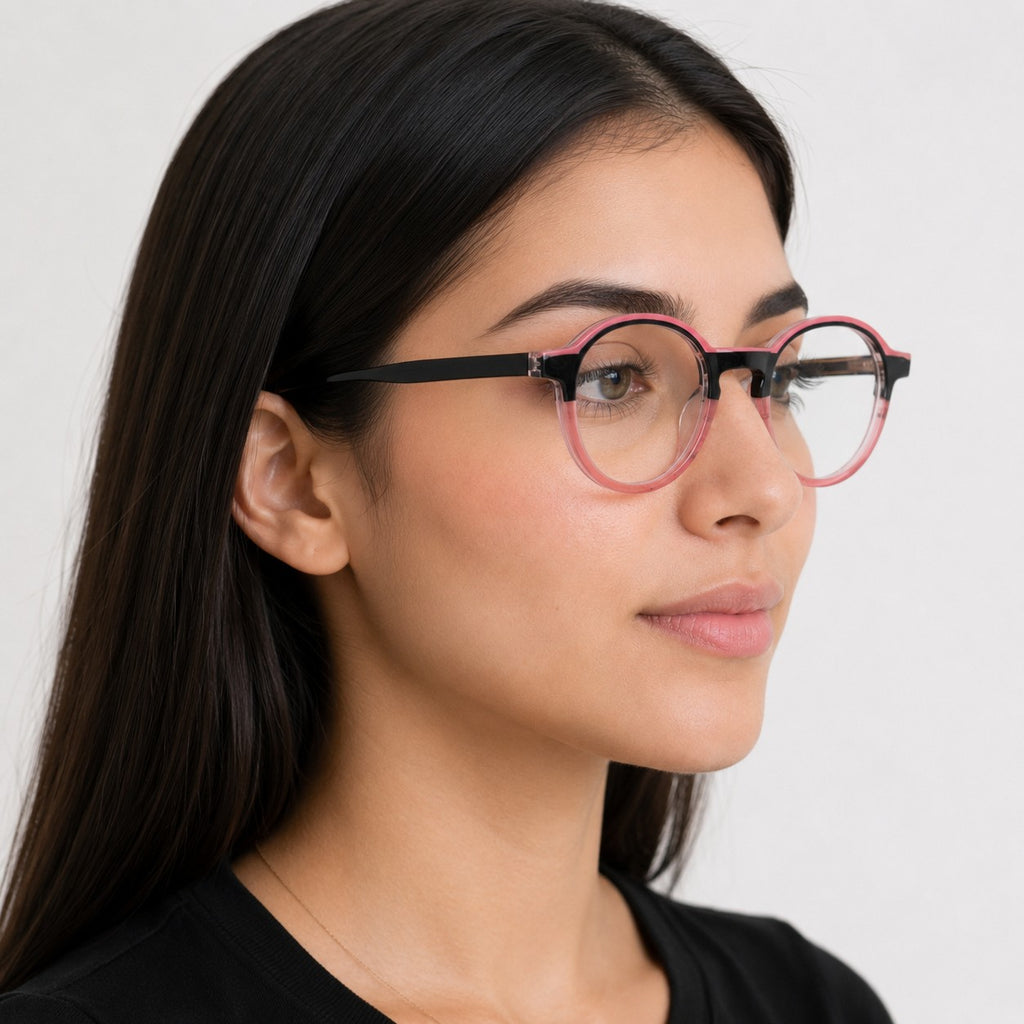 Gafas Casandra — Negro/Rosado